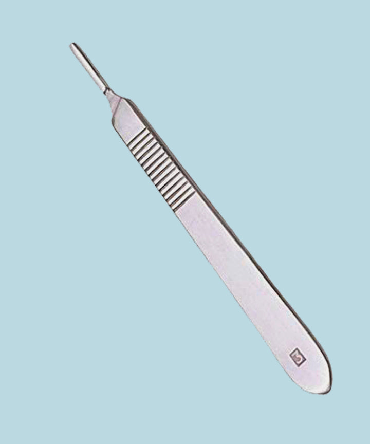 B.P Handle No. 3, surgical stainless steel