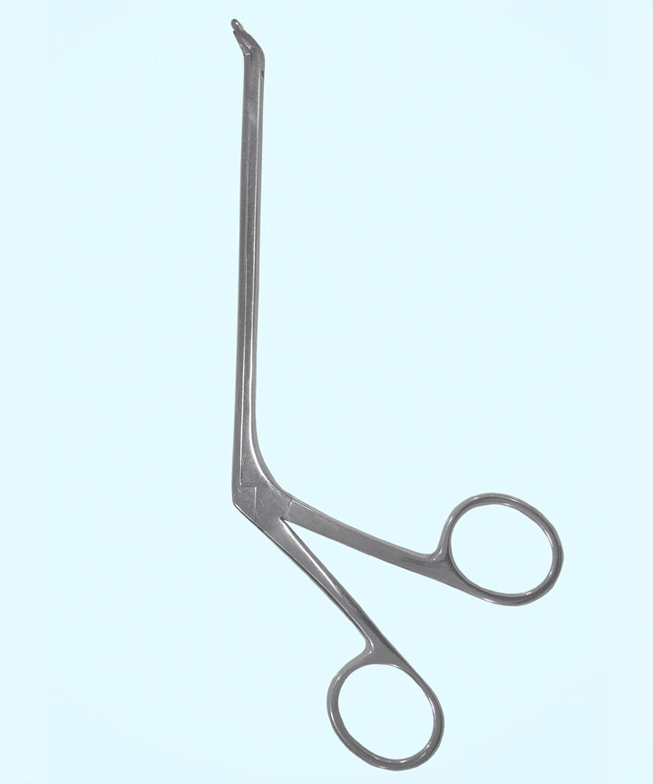 Punch Through Forceps 45°, surgical stainless steel