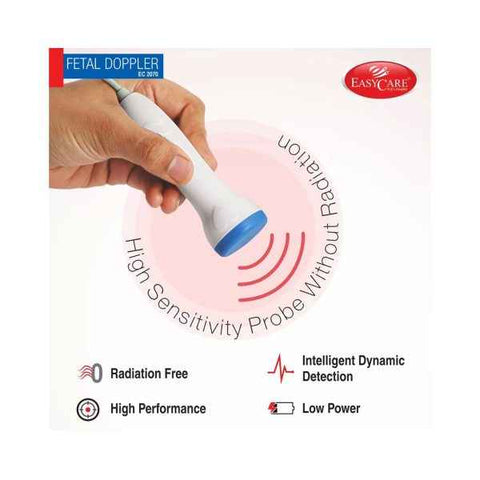 EASYCARE (EC2070) Fetal Doppler for Mothers & Doctors