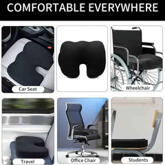 Medvance Orthopedic Coccyx Cushion, Mesh Black