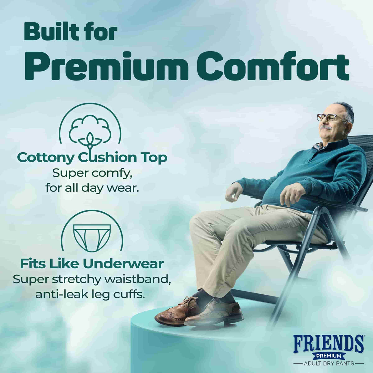 Friends Premium Adult Dry Pants - Surgismart