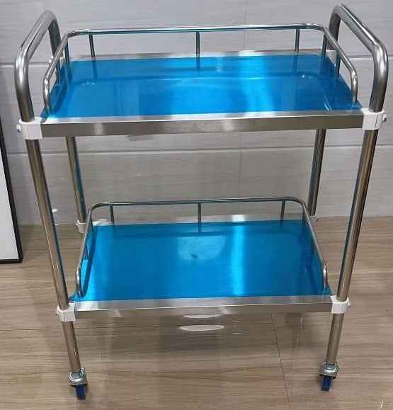 Uphealthy Instrument Trolley Full S.S Plain -304G