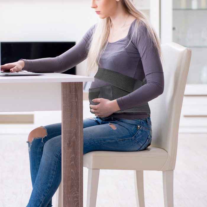 TYNOR A-20 PREGNANCY BACK SUPPORT, GREY, 1 UNIT