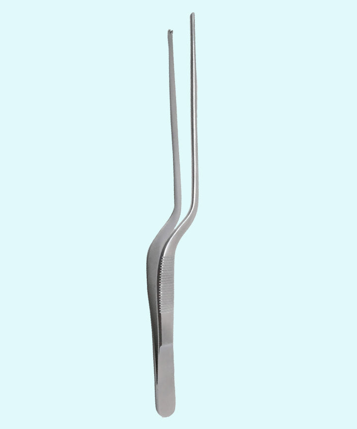 Bayonet Forceps 6" Tooth, surgical stainless steel