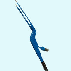 Bayonet Forceps with Suction, surgical stainless steel