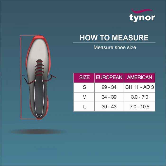 TYNOR K-15 ARCH SUPPORT SEMI PRO (PAIR)