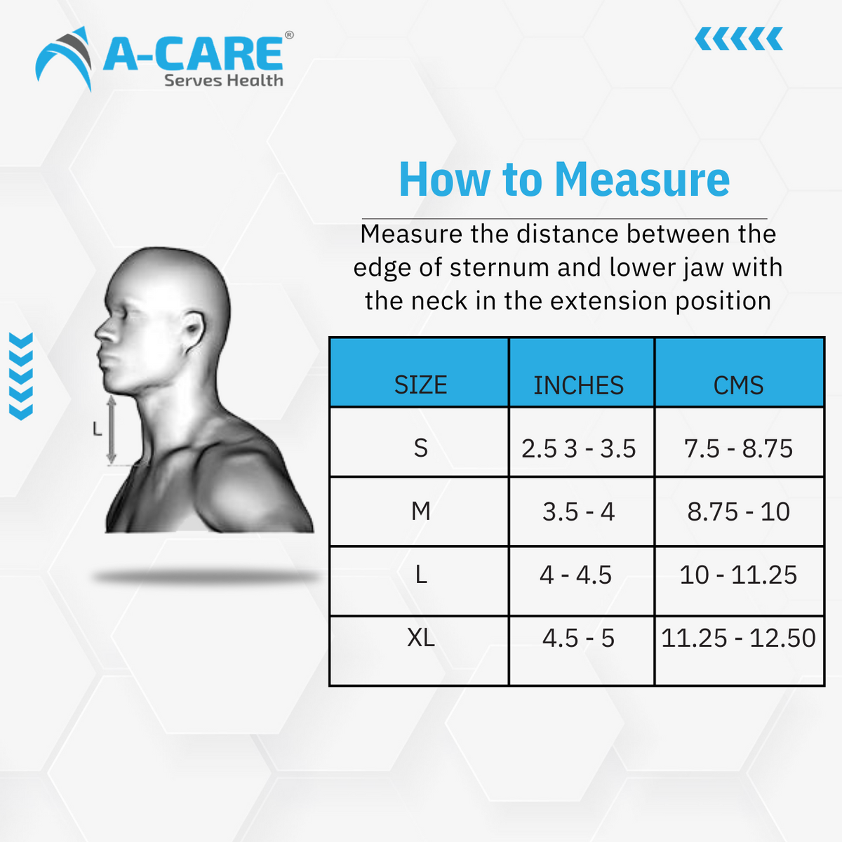 Acare Cervical Collar (Hard Adjustable) - Surgismart