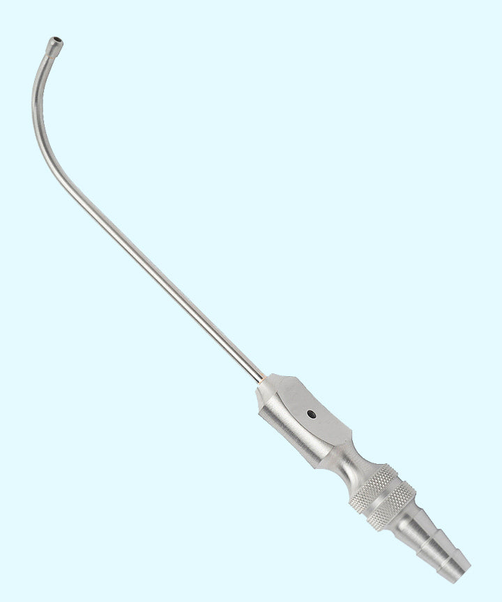 Curved Suction Tube, surgical stainless steel
