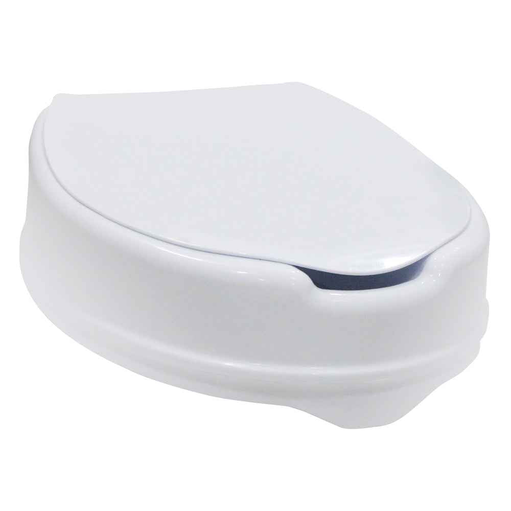 Easycare 6-Inch Toilet Seat Riser with Lid & Safe Lock