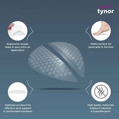 TYNOR K-15 ARCH SUPPORT SEMI PRO (PAIR)