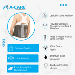 Acare Lumbo-Sacral Support (Contoured) - Surgismart