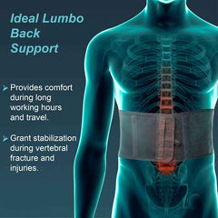 TYNOR A-15 LUMBO SUPPORT, GREY, 1 UNIT