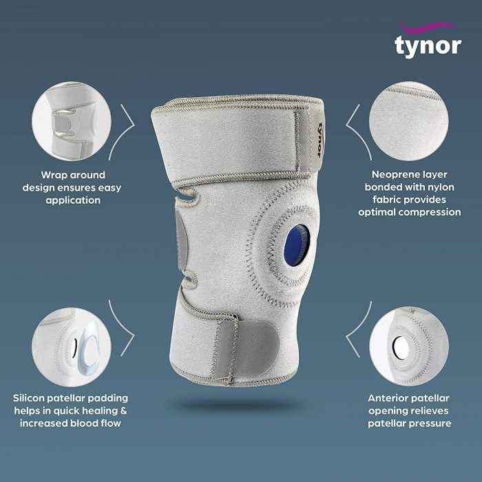 Tynor Knee Wrap Neoprene (J-05)