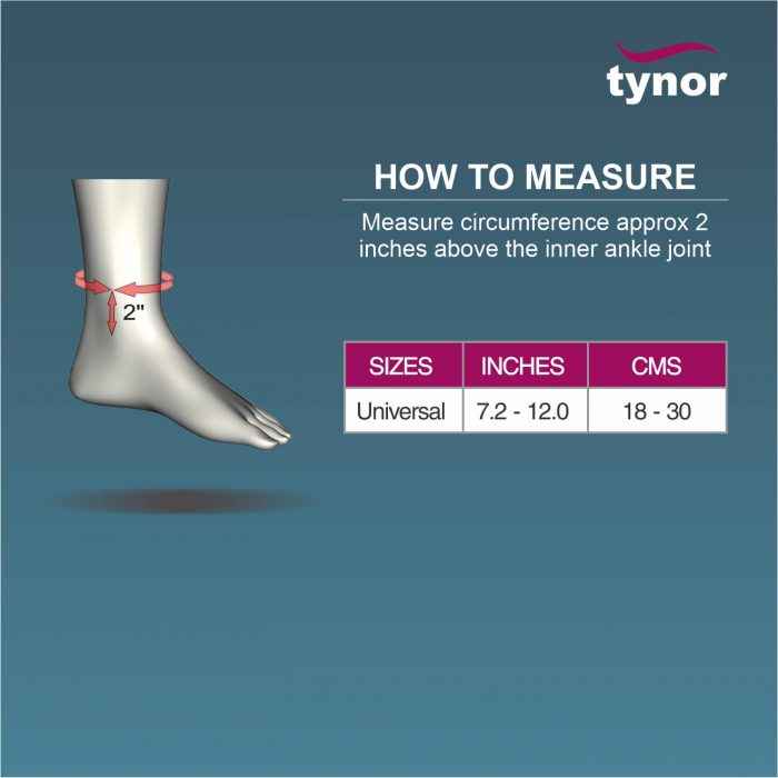 TYNOR D-26 ANKLE SPLINT