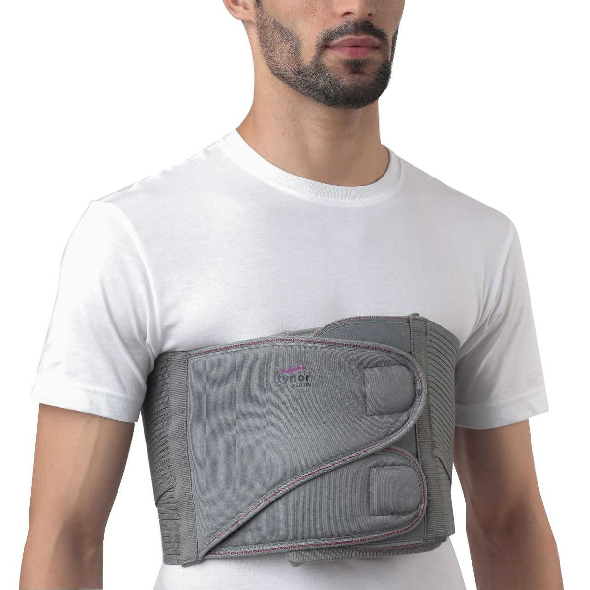TYNOR A-11 CHEST BINDER, GREY, 1 UNIT - Surgismart