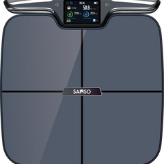SAMSO Ultra Scan, Advanced 8 Electrode Smart Body Analyzer Scale with TFT Display, Bluetooth Connectivity, 56 Body Parameters