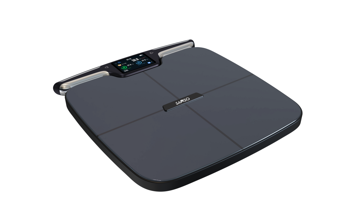 SAMSO Ultra Scan, Advanced 8 Electrode Smart Body Analyzer Scale with TFT Display, Bluetooth Connectivity, 56 Body Parameters - Surgismart