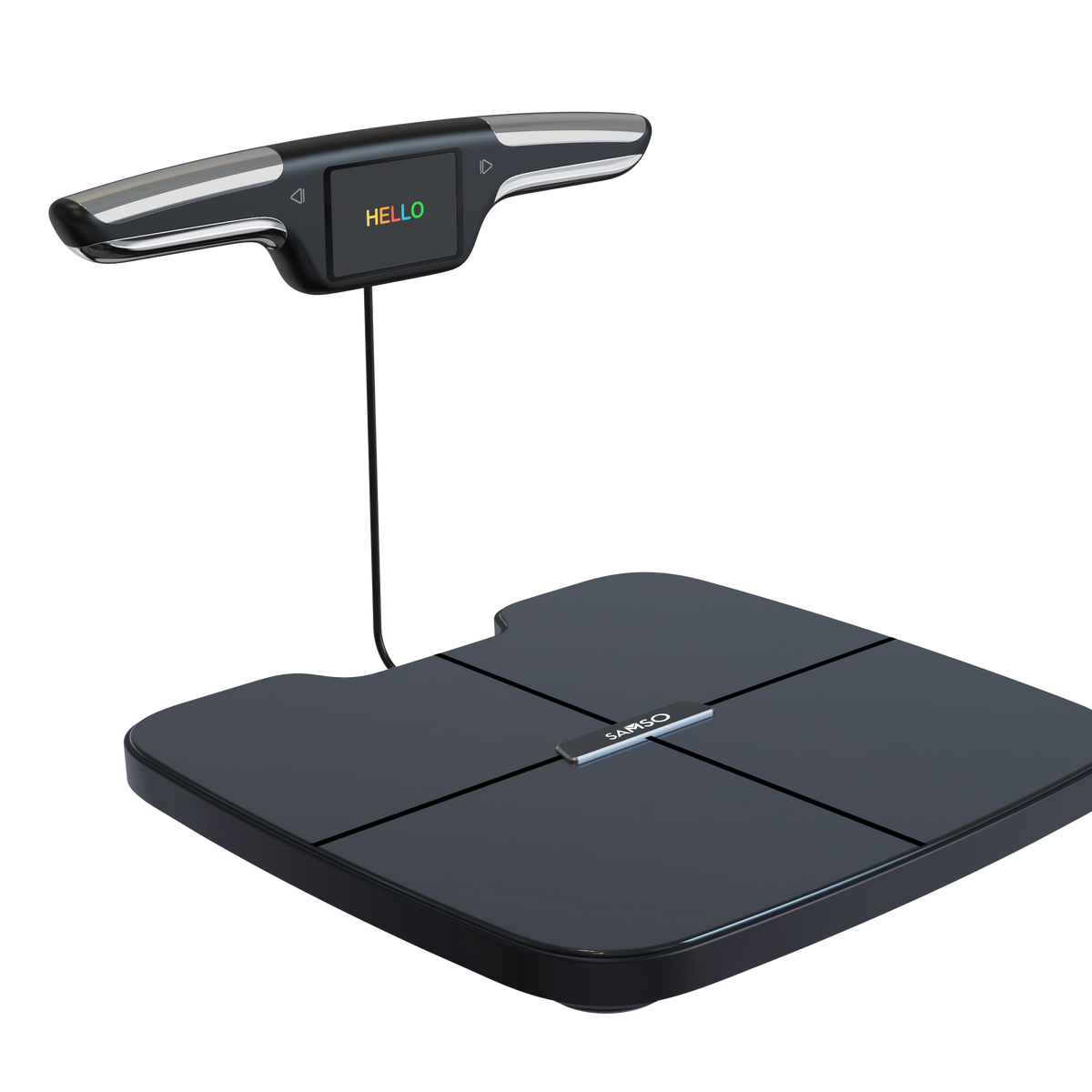 SAMSO Ultra Scan, Advanced 8 Electrode Smart Body Analyzer Scale with TFT Display, Bluetooth Connectivity, 56 Body Parameters
