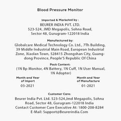 Beurer BM 28 Blood Pressure Monitor With Adaptor