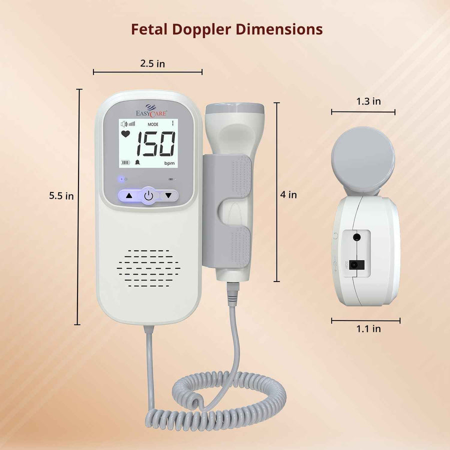 EASYCARE EC2016 Fetal Doppler Machine with High sensitivity Probe