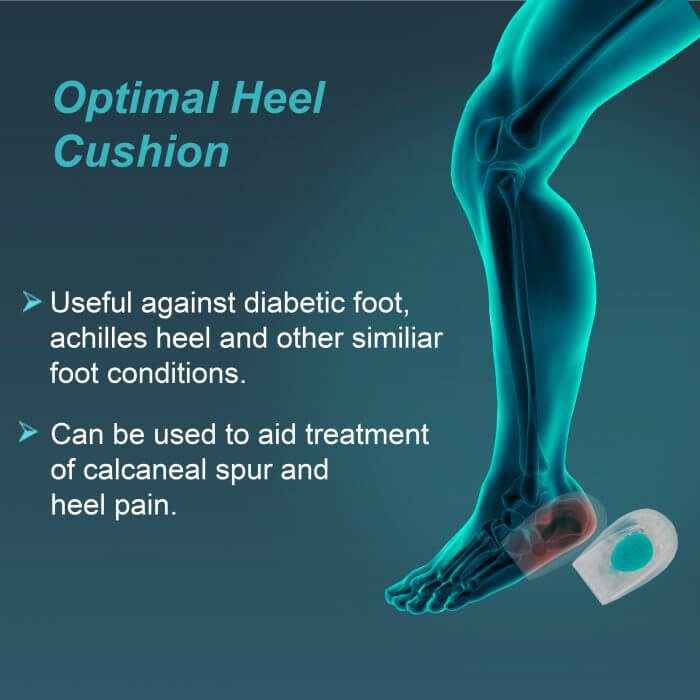 TYNOR K-02 HEEL CUSHION SILICONE (PAIR)