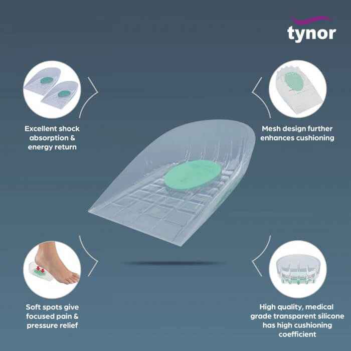 Tynor Heel Cushion Silicone (K-02)